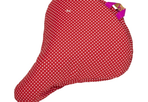 20211 Liix-Sattelbezug-Polka-Dot-Rot-