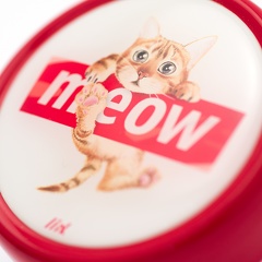 7242 A Liix-Big-Colour-Bell-Meow-Red