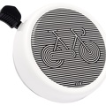 7283 Liix-Big-Colour-Bell-Stripe-Bike-White