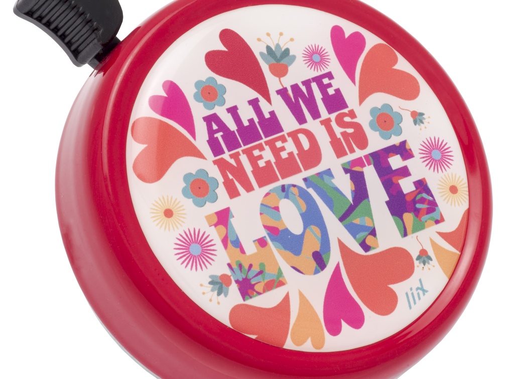 7288 Liix-Big-Colour-Bell-All-we-need-is-Love-Red