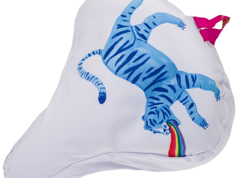 20284 Liix-Saddlecover-Rainbow-Tiger