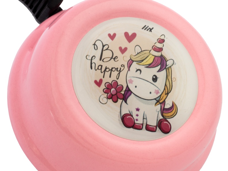 cb2314 Liix-Colour-Bell-Be-Happy-Unicorn-Rosy