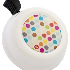 cb2317 Liix-Colour-Bell-Polka-Dots-White