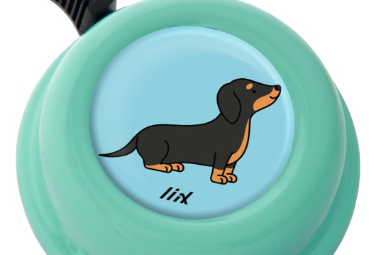 Colour Bell Dachshund Pastel Green