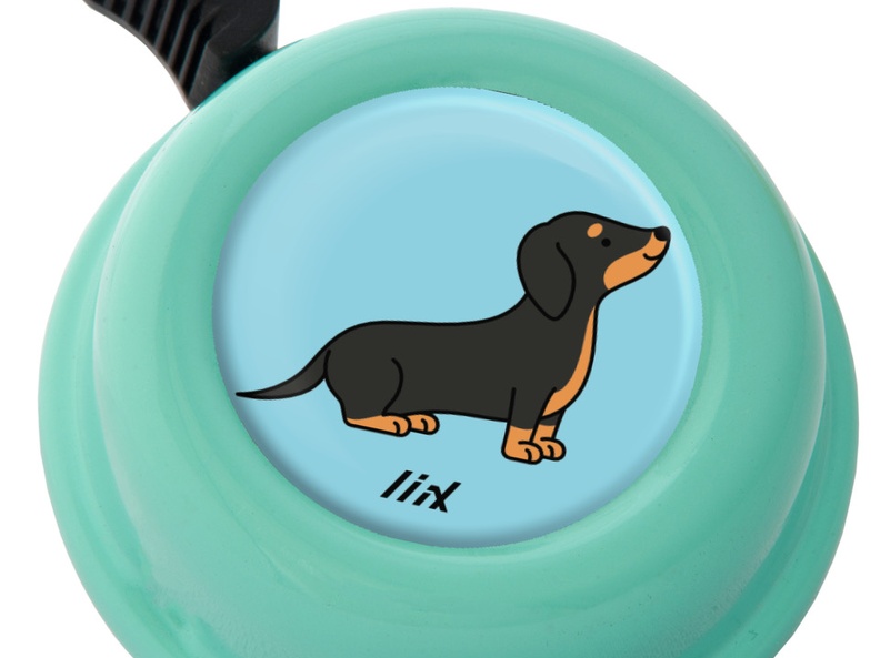 Colour Bell Dachshund Pastel Green