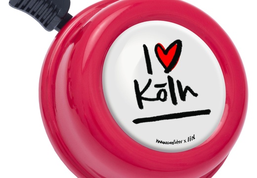 cb2522 Liix Colour Bell Manamolotov I love Köln Red