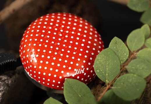 db2403 Liix-Design-Bell-Polka-Dots-Red 2